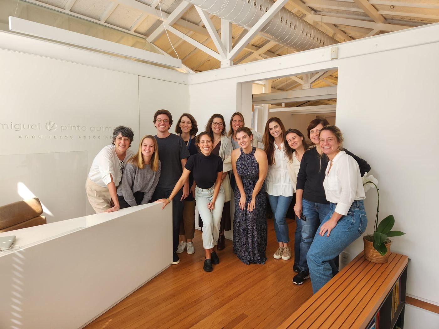 The team at Miguel Pinto Guimarães during the Archicad implementation led by Migra