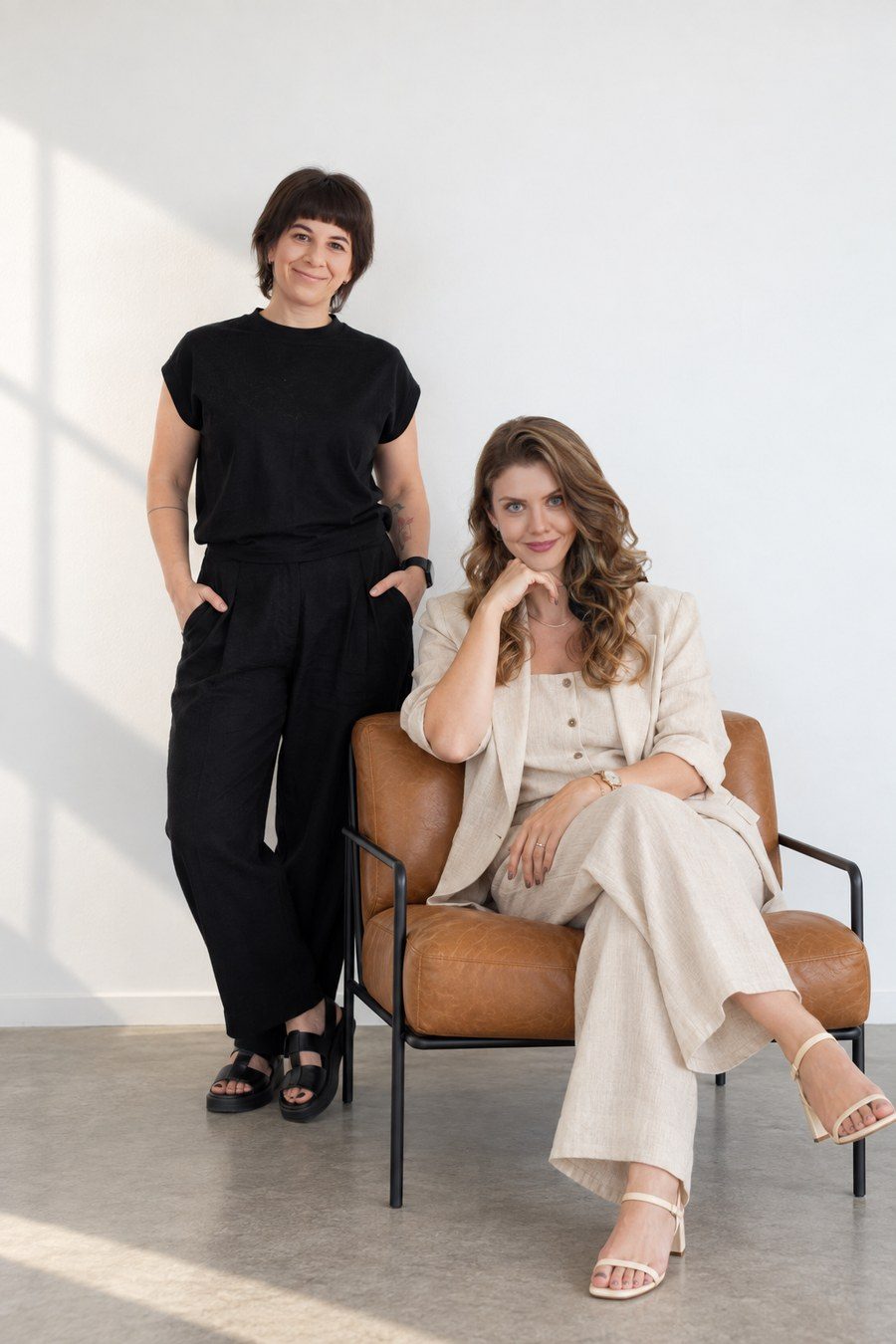 Erika Hartmann e Gabriela Zanin, sócias da Migra BIM